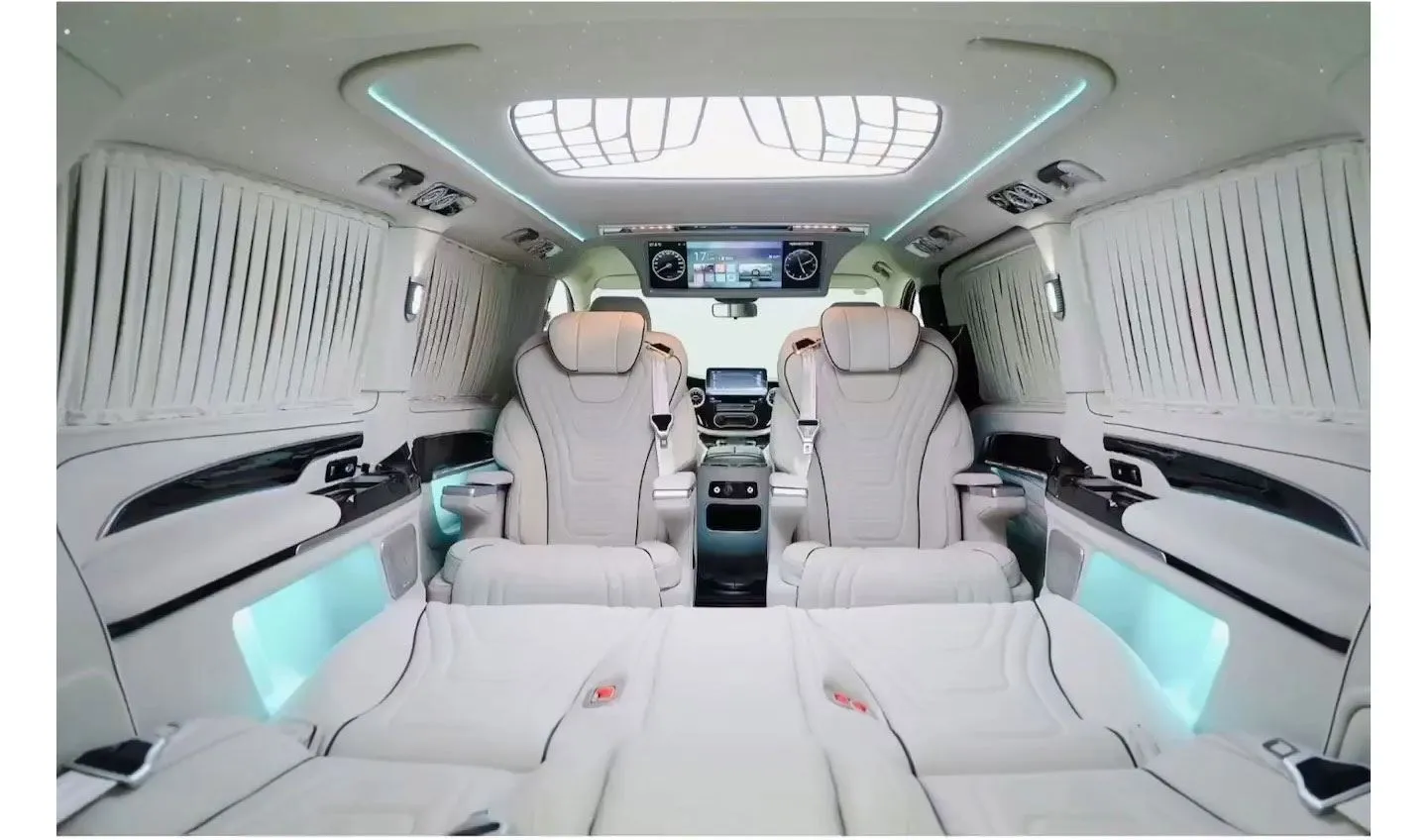 مرسيدس بنز فيتو V220d W447 مجددة وترقية طقم التصميم الداخلي الفاخر